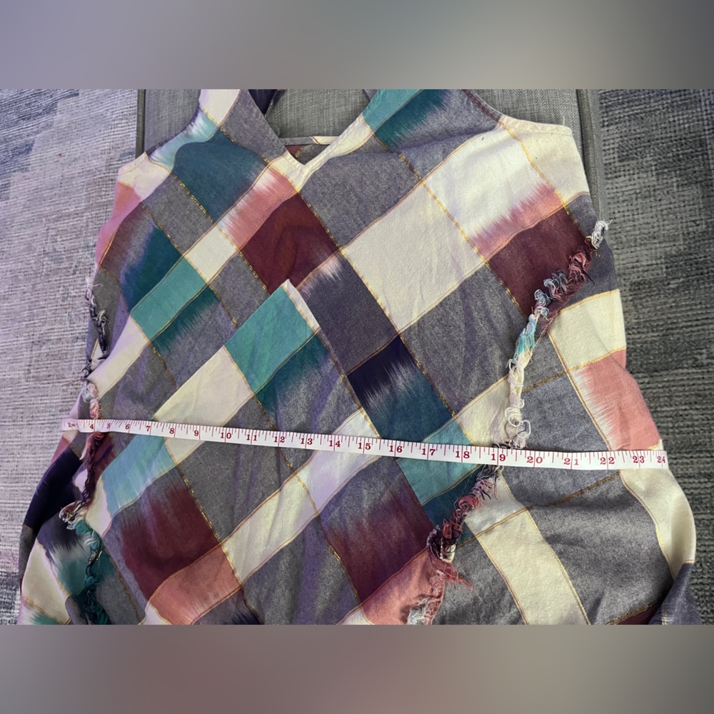 Multicolor Plaid Sleeveless Dress - Picture 4 of 6
